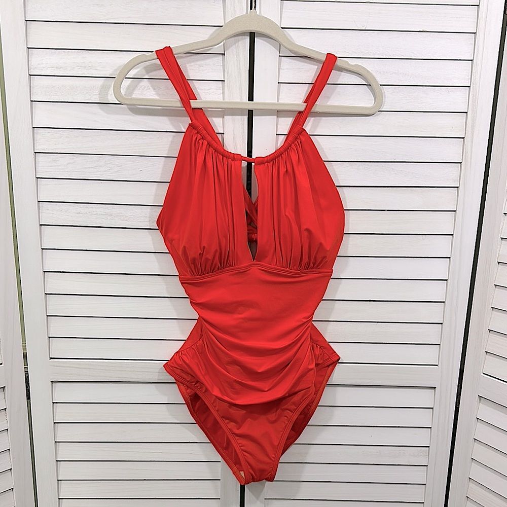 La Blanca Island Goddess Swimsuit Size 12 - Picture 3 of 10
